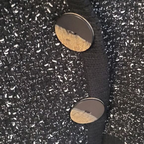 Willow Color Block Sweater Women's M Big Buttons Office‎ Casual Cozy Cardigan - Picture 4 of 7